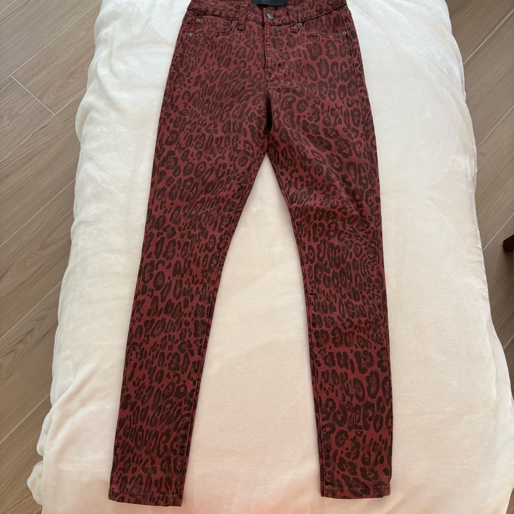 Joes The Charlie High Rise Skinny Leopard Print Women Jeans